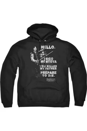 Princess Bride Hello Again Adult Pull Over Hoodie
