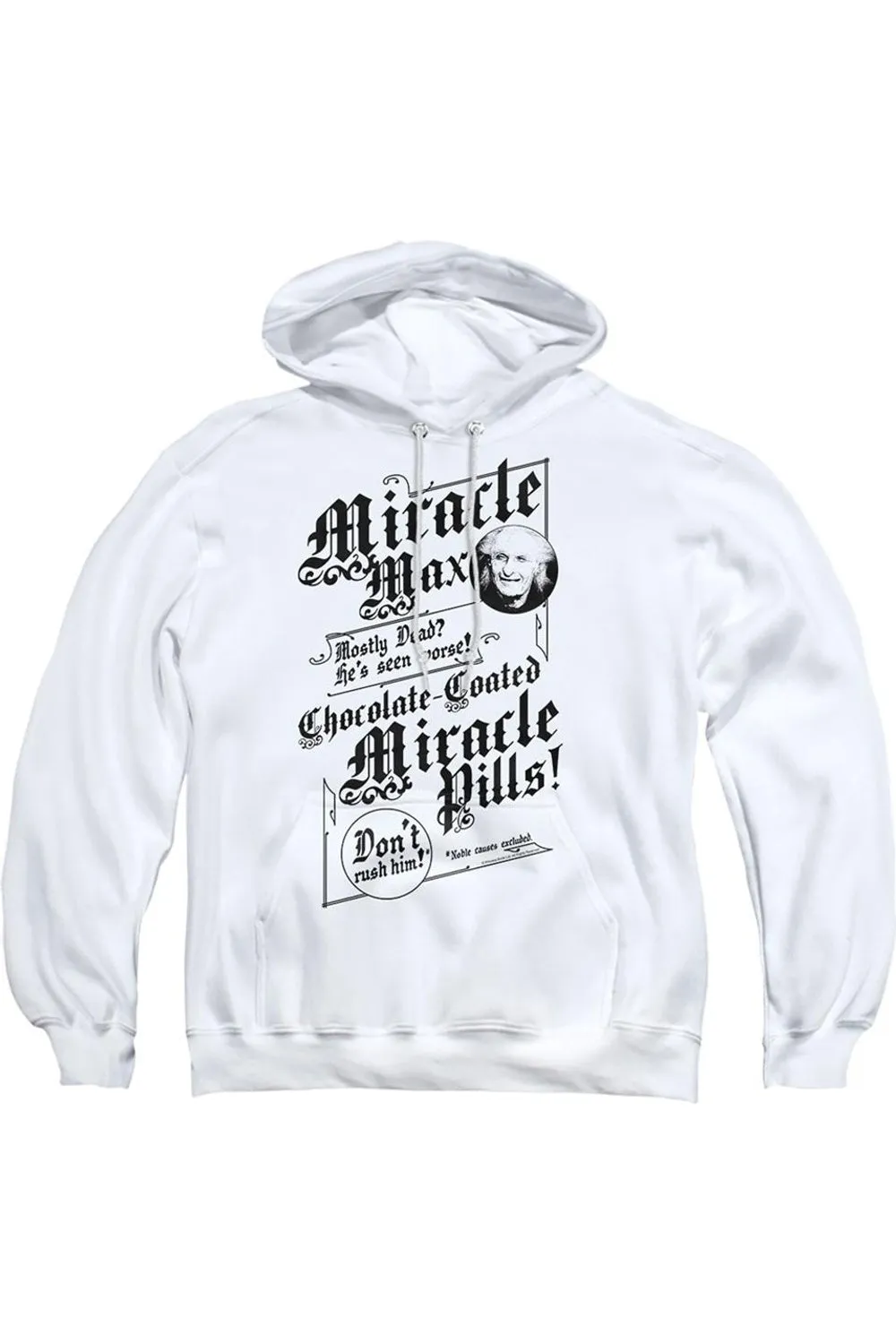 Princess Bride Miracle Max Adult Pull Over Hoodie