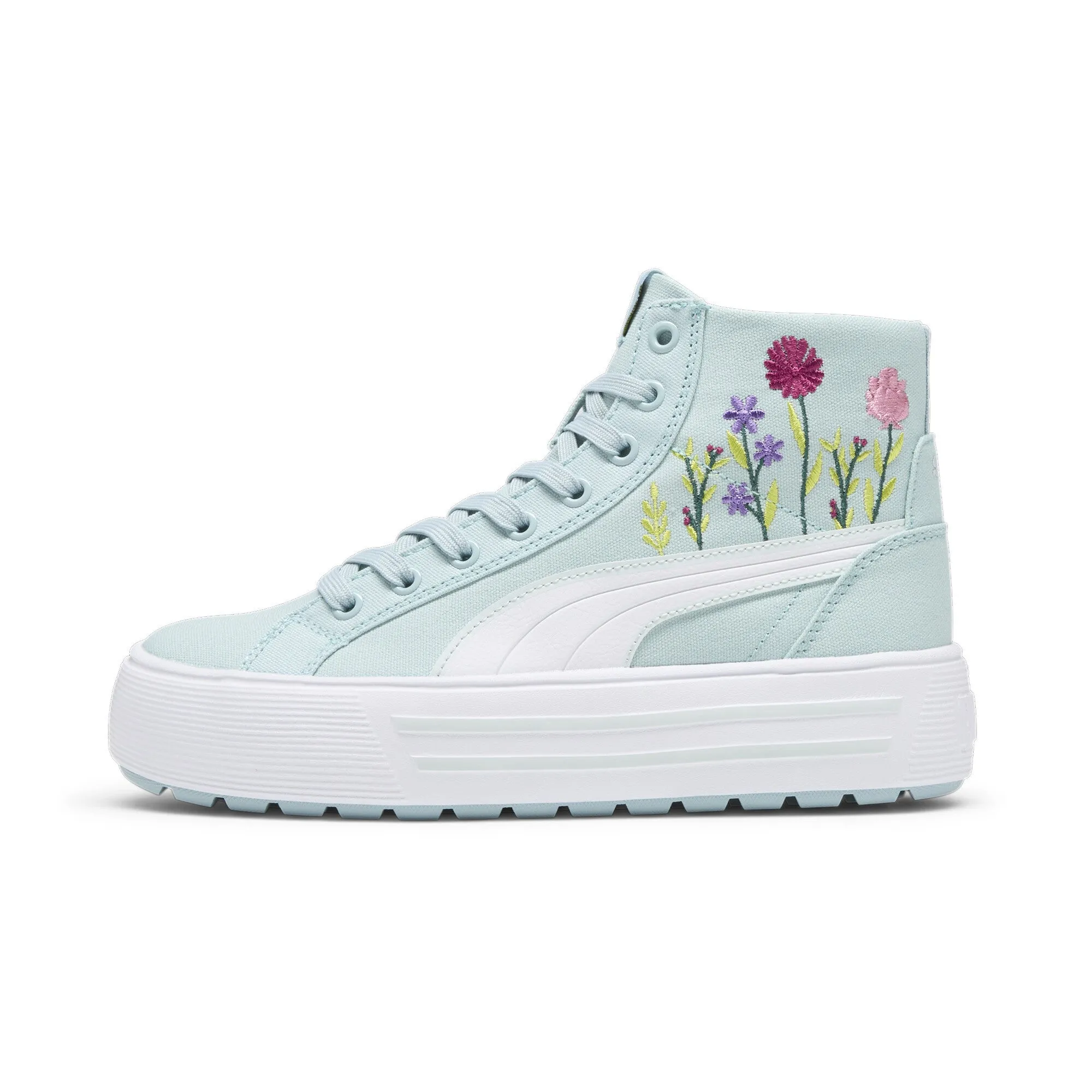 PUMA Women's Kaia 2.0 Mid Floral Sneakers
