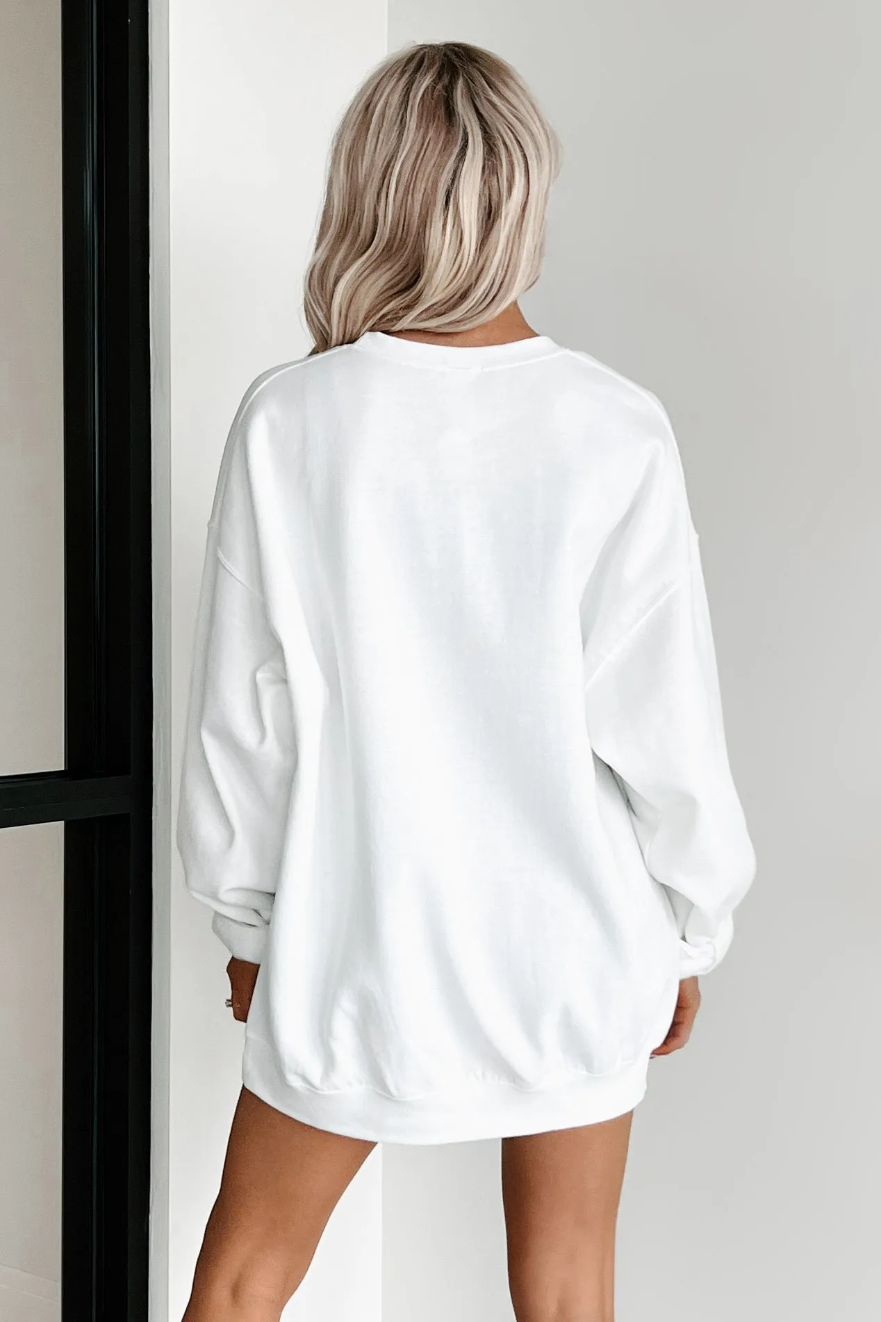"Un Espresso" Graphic Sweatshirt (White)