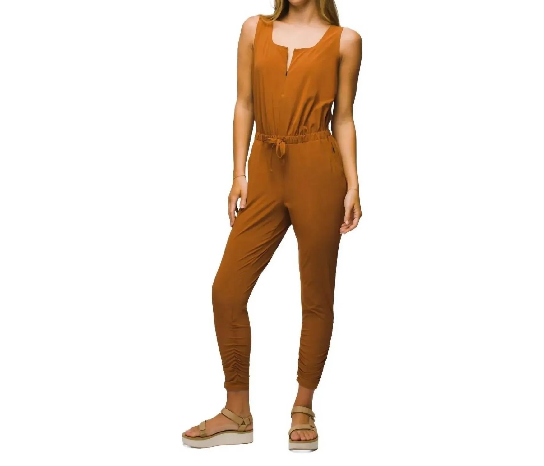 Railay Jumpsuit In Clay