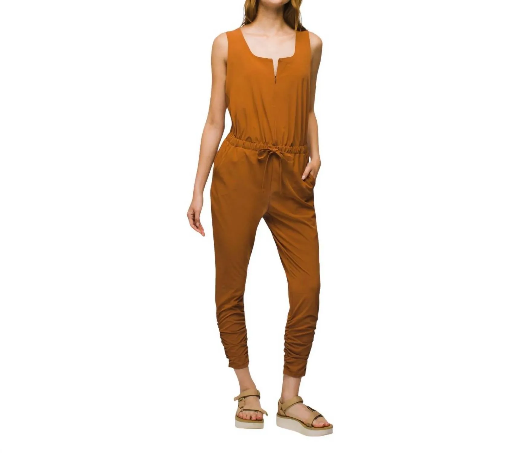 Railay Jumpsuit In Clay
