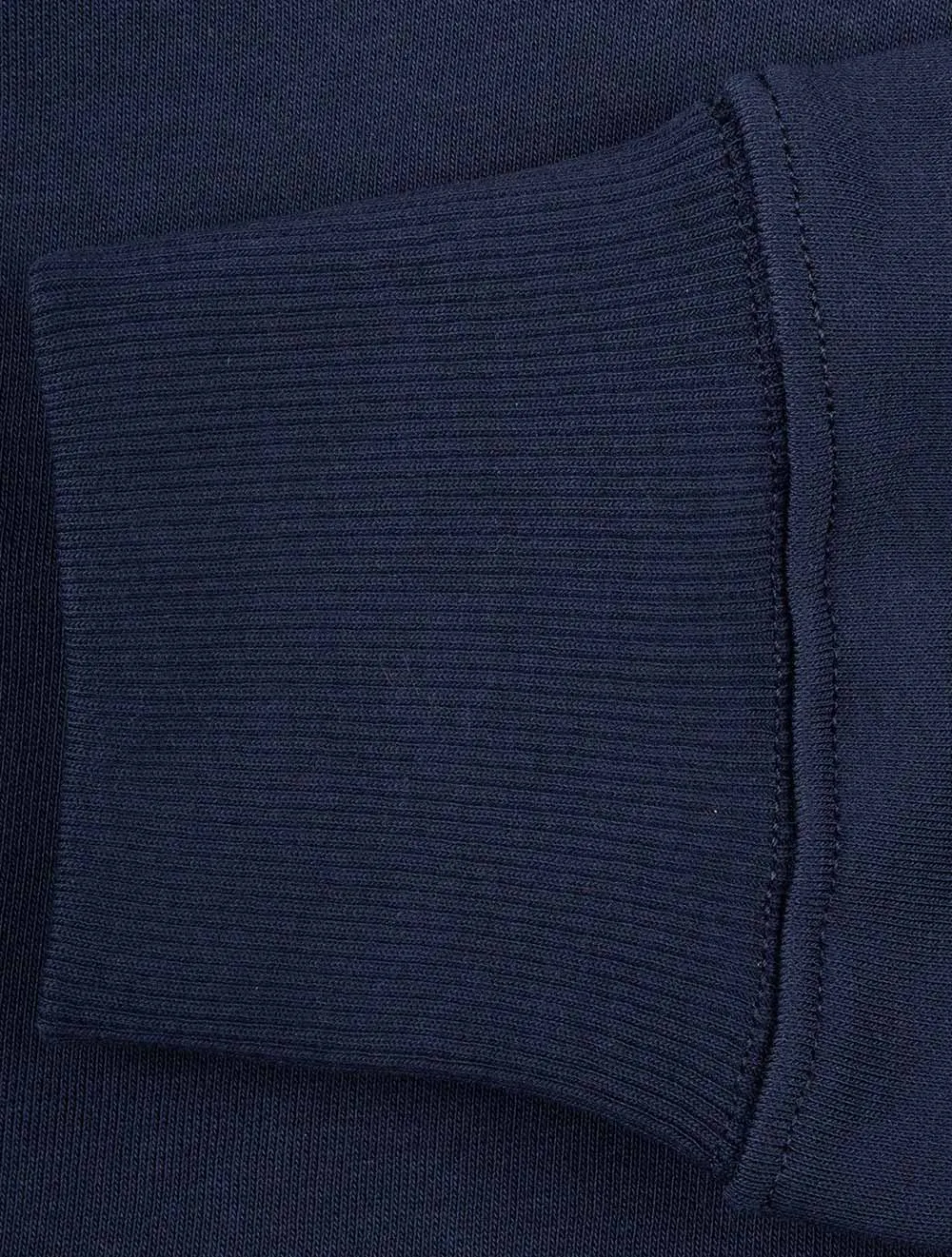 Regular Fit Shield Half Zip Sweatshirt Evening Blue