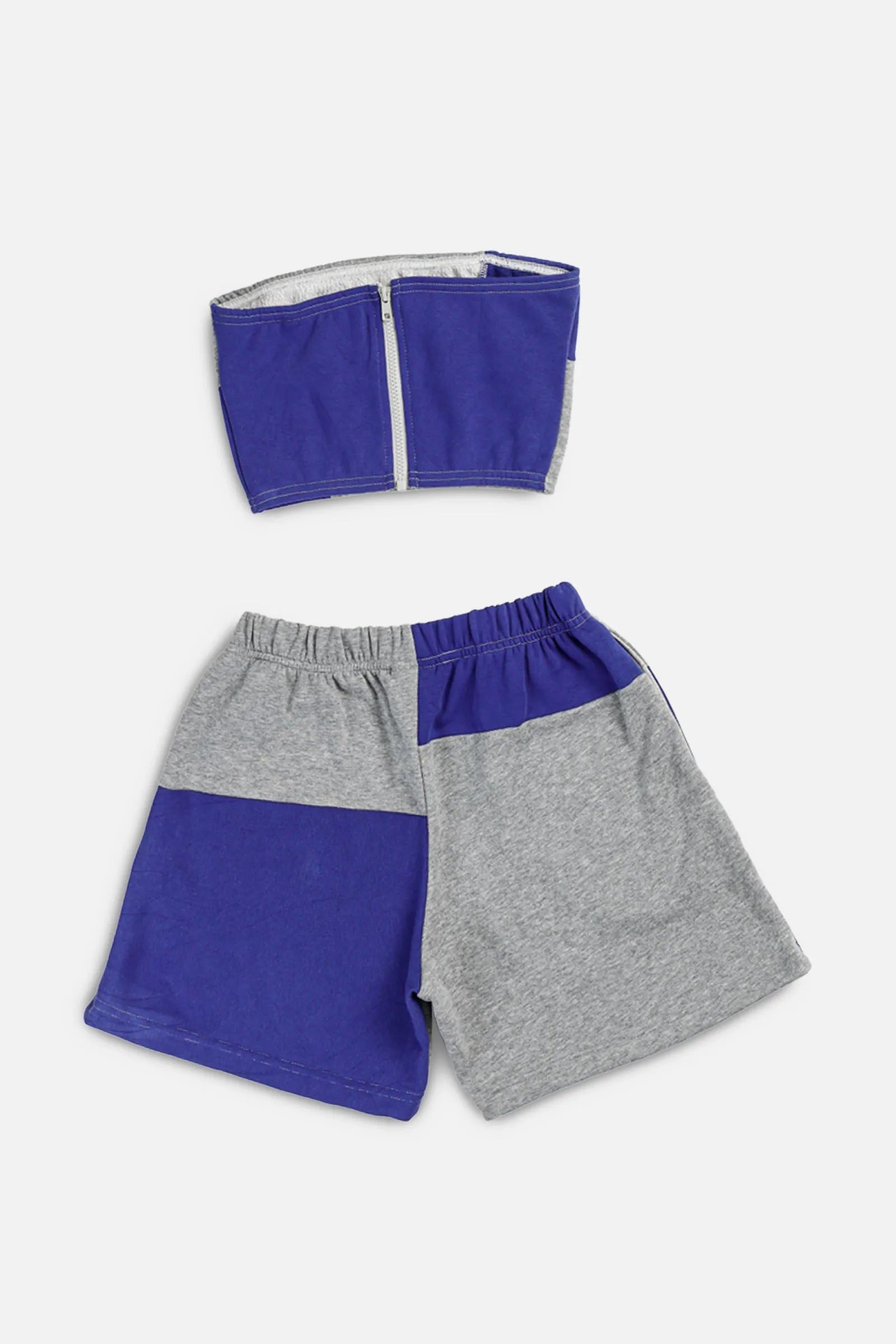 Rework Nike Patchwork Sweatshorts Set - XS
