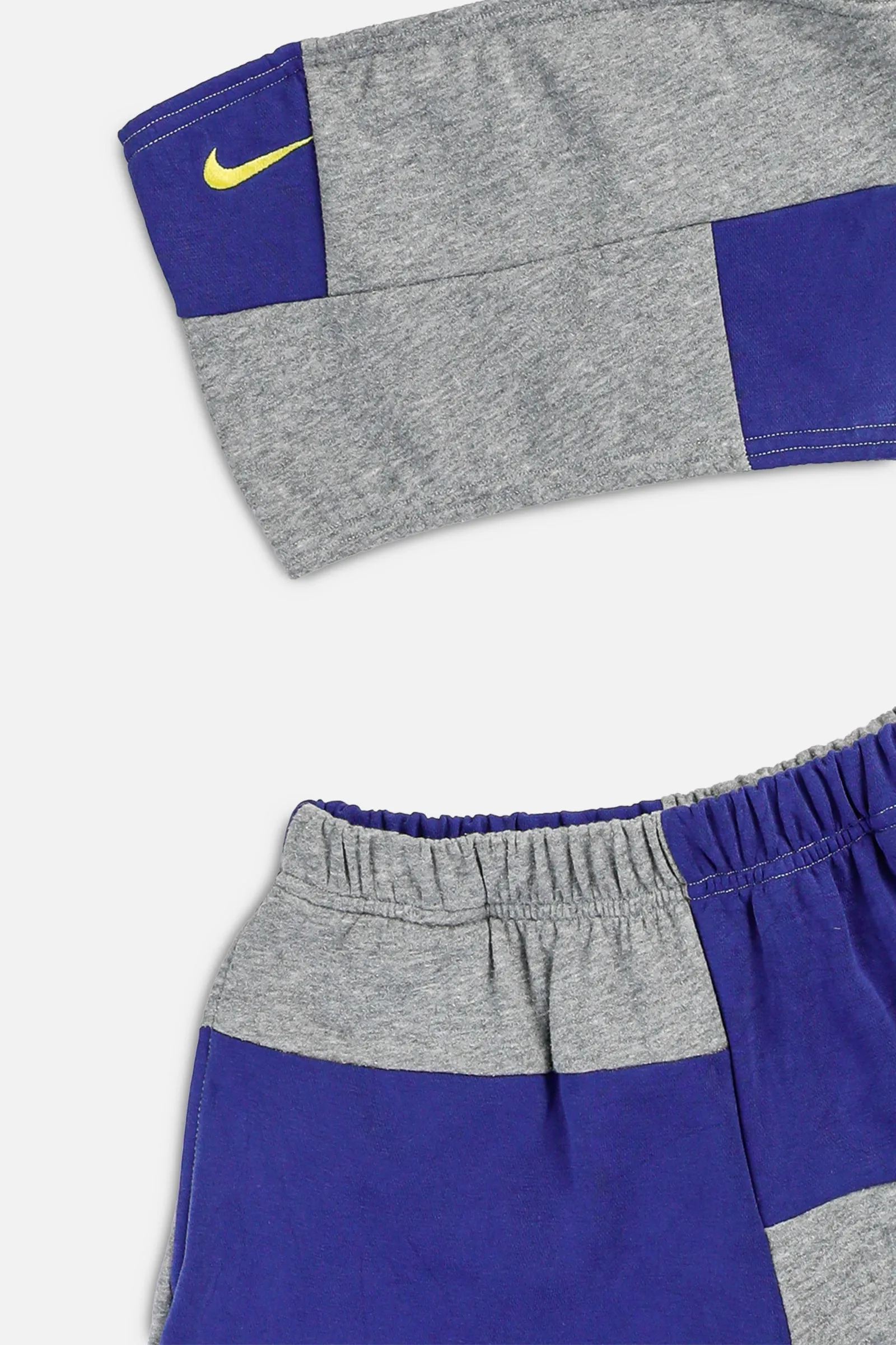 Rework Nike Patchwork Sweatshorts Set - XS