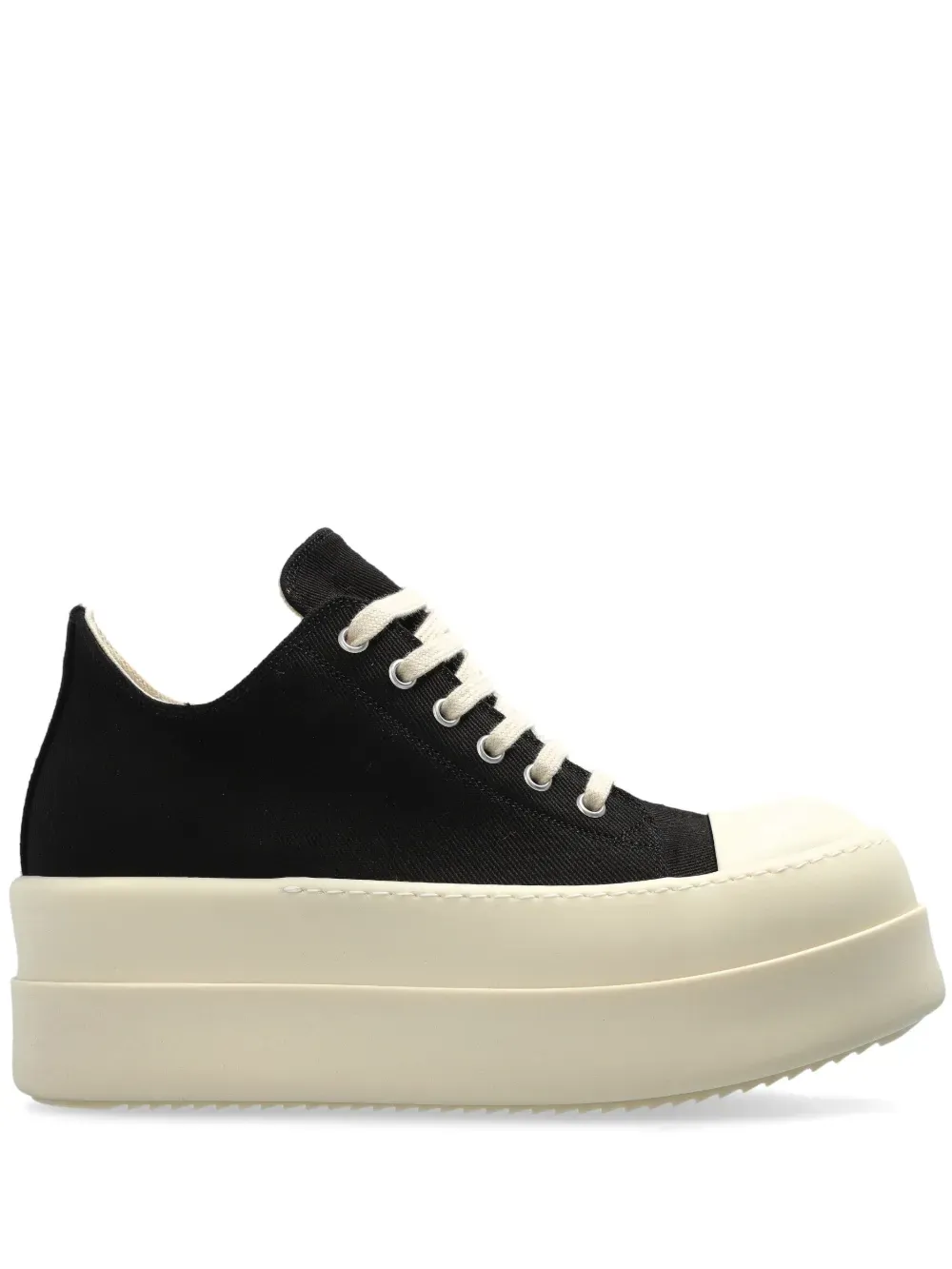 RICK OWENS DRKSHDW - Women Denim Double Bumper Low Sneakers Shoes_rick-owens-drksh