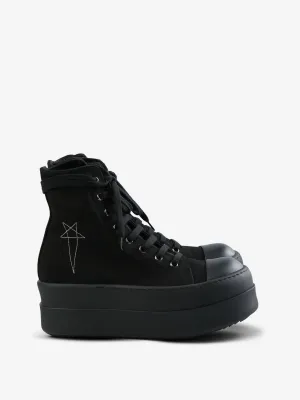 RICK OWENS DRKSHDW - Women Denim Double Bumper Sneakers Shoes_rick-owens-drksh