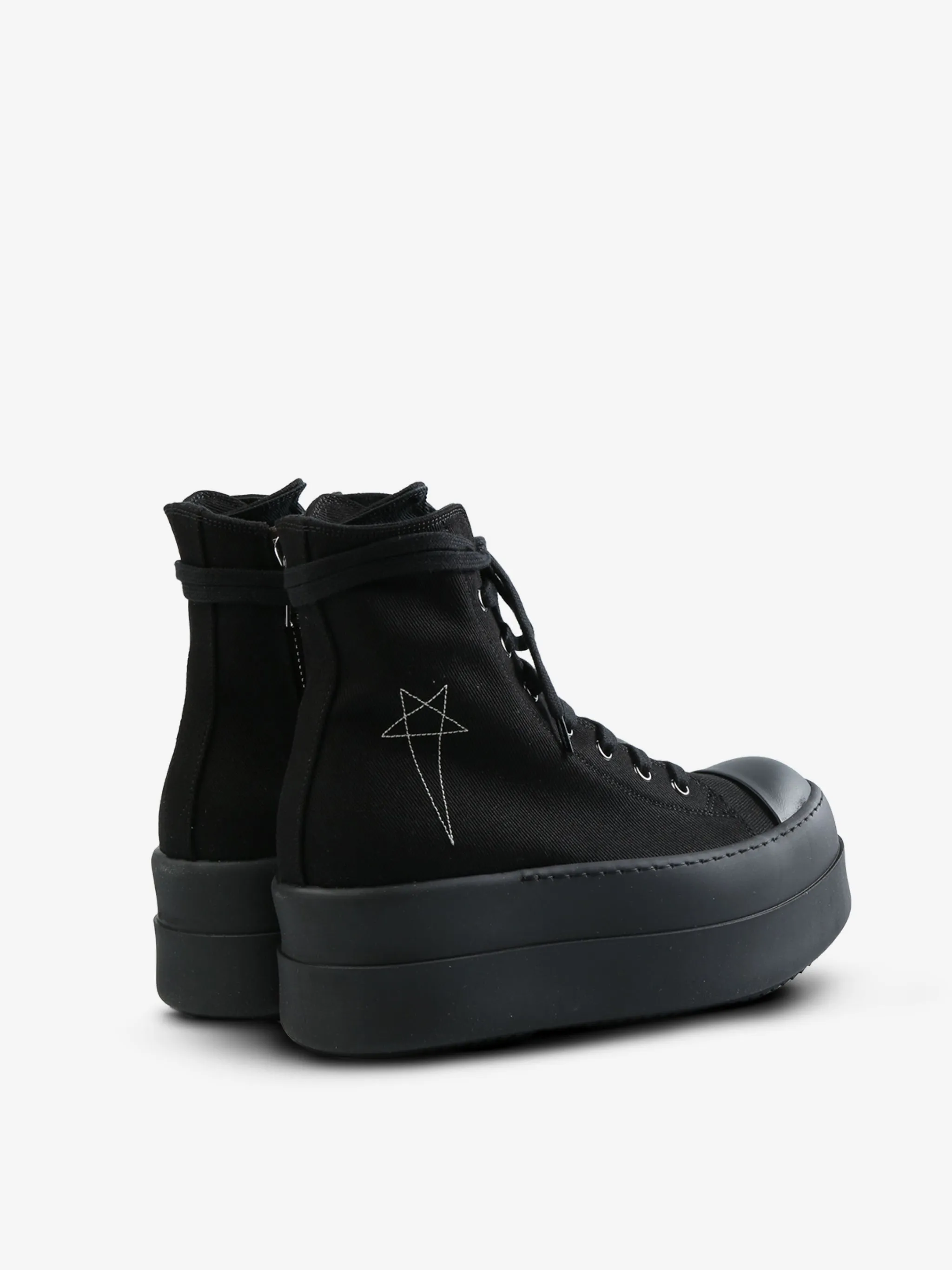RICK OWENS DRKSHDW - Women Denim Double Bumper Sneakers Shoes_rick-owens-drksh