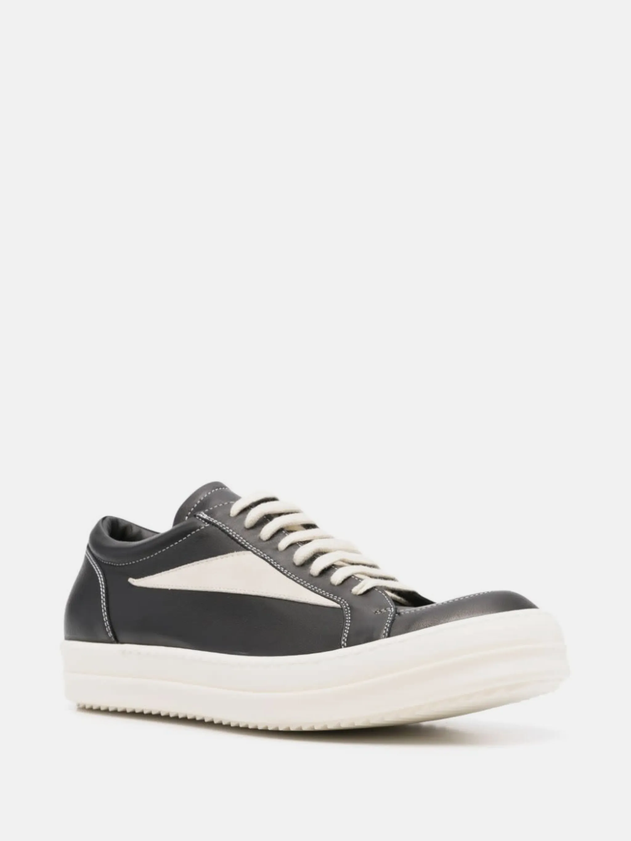 RICK OWENS - Men Leather Vintage Sneakers Shoes_rick-owens