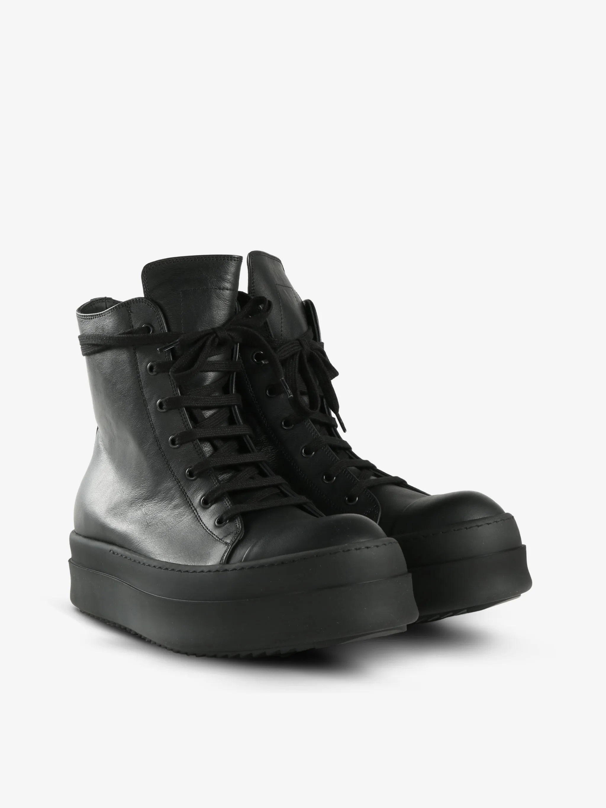 RICK OWENS - Men Scarpe In Pelle Mega Bumper Sneakers Shoes_rick-owens
