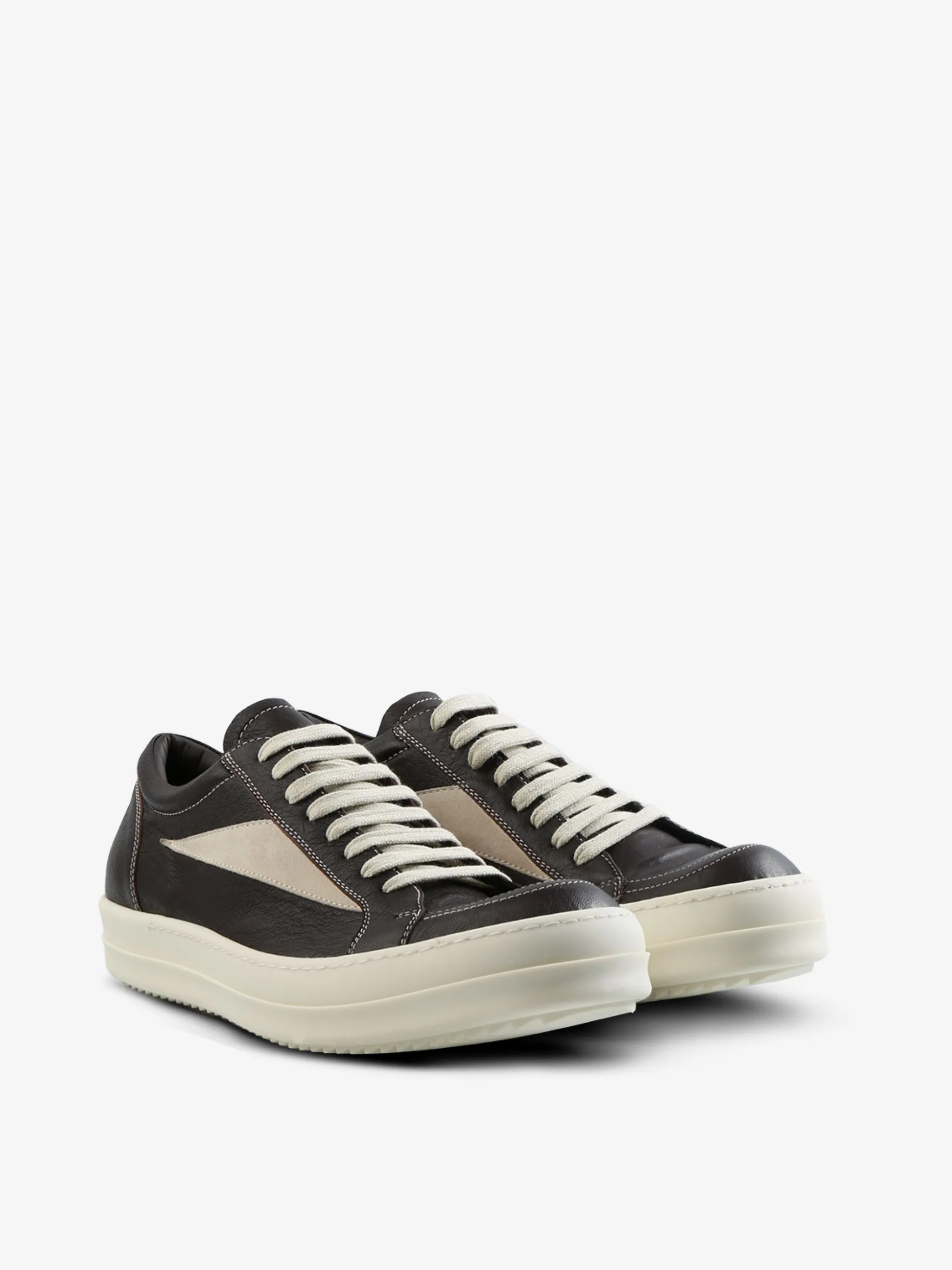 RICK OWENS - Men Scarpe In Pelle Vintage Sneaks Shoes_rick-owens