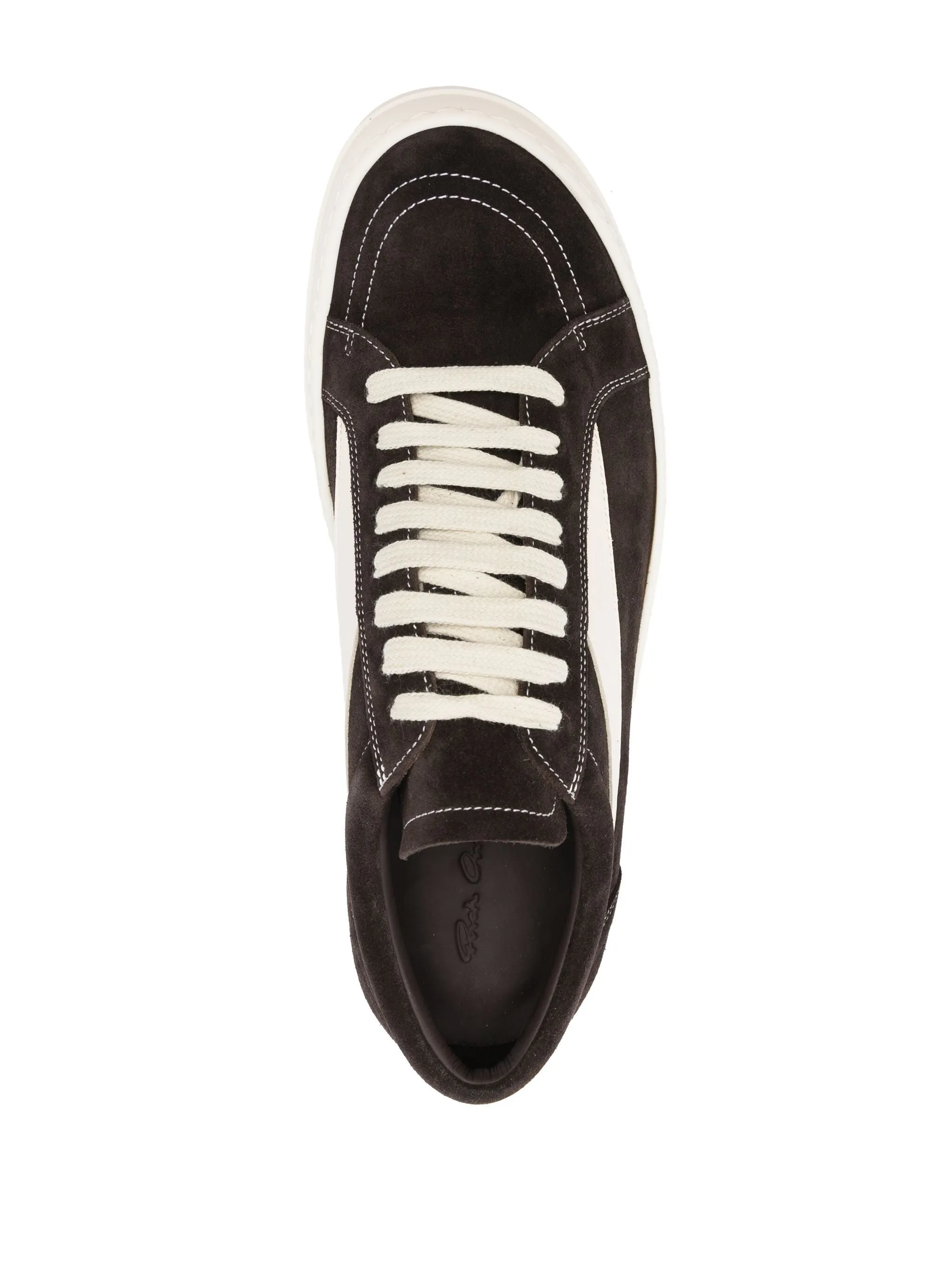 RICK OWENS - Men Suede Vintage Sneaks Shoes_rick-owens