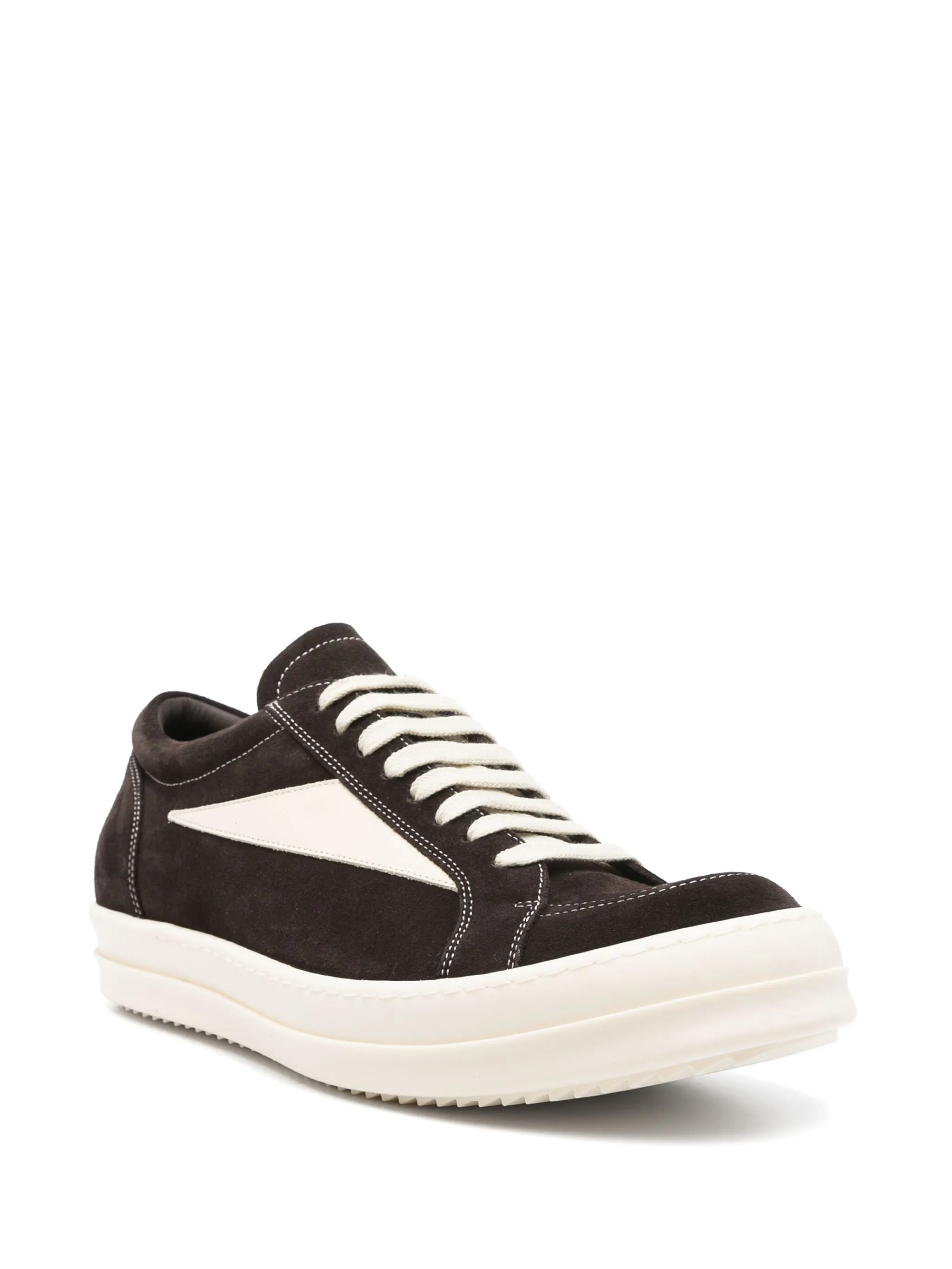 RICK OWENS - Men Suede Vintage Sneaks Shoes_rick-owens
