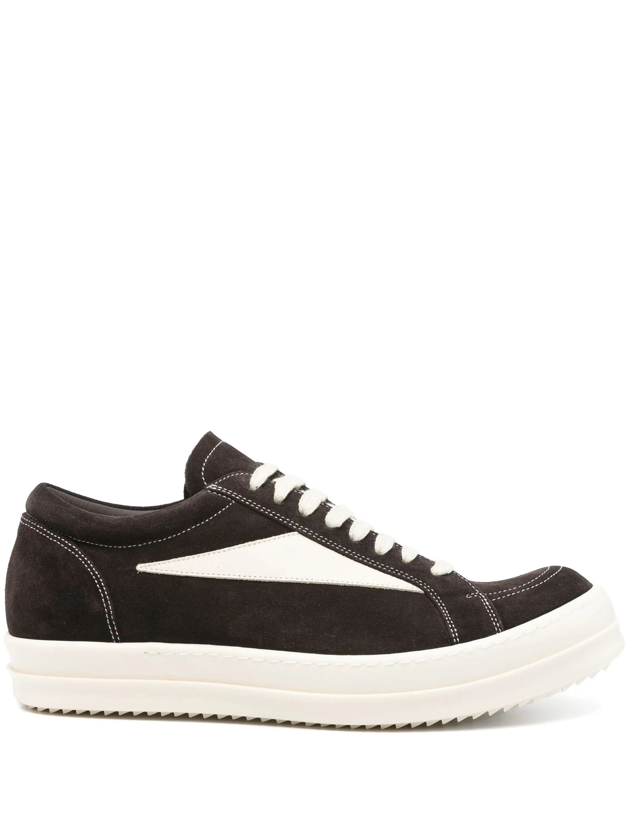 RICK OWENS - Men Suede Vintage Sneaks Shoes_rick-owens