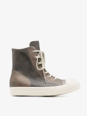 RICK OWENS - Men Transparent Leather Sneakers Shoes_rick-owens