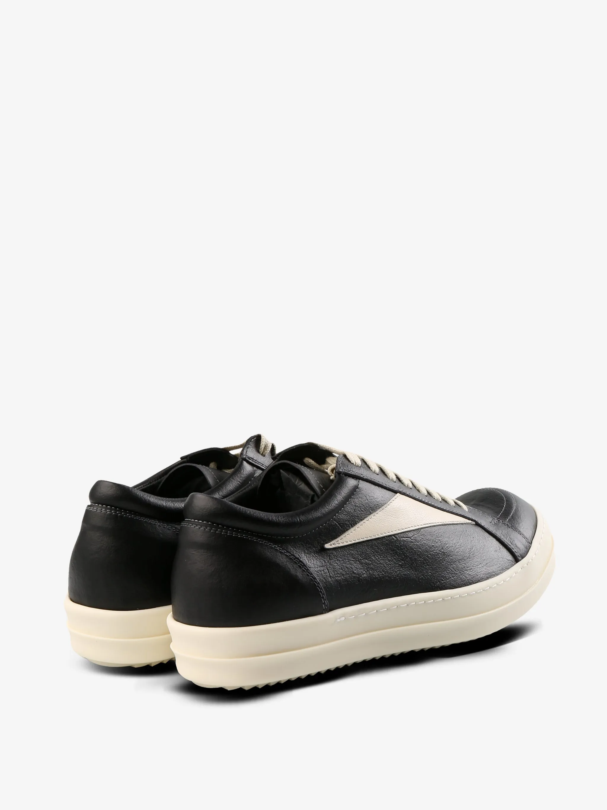 RICK OWENS - Men Vintage Leather Sneaker Shoes_rick-owens