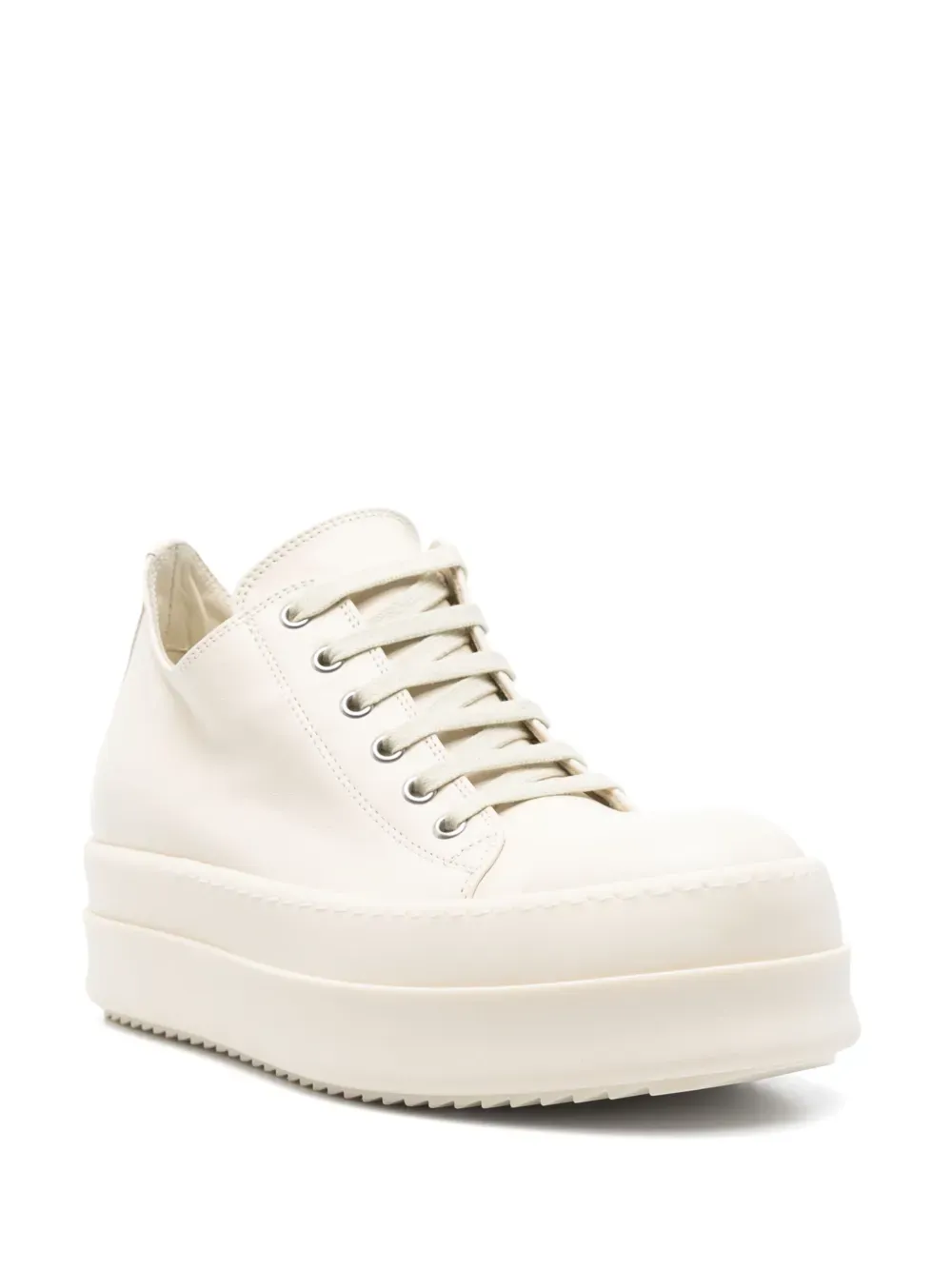 RICK OWENS - Women Leather Mega Bumper Low Sneakers Shoes_rick-owens