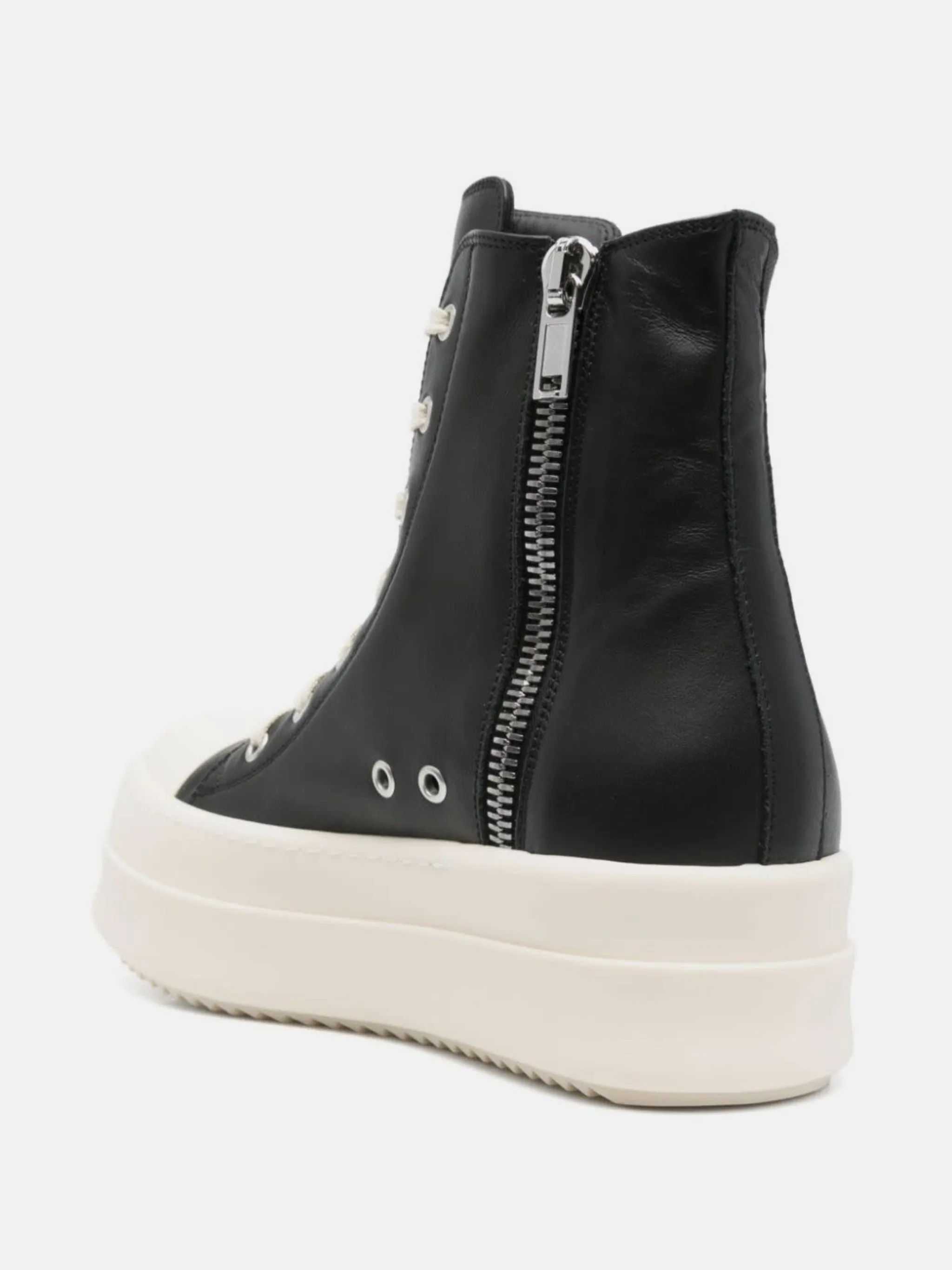 RICK OWENS - Women Leather Mega Bumper Sneaks Shoes_rick-owens