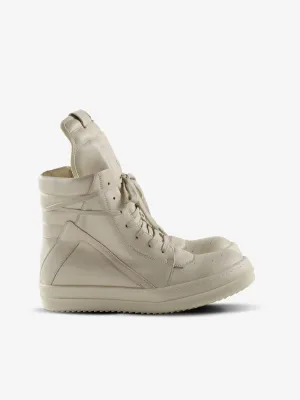 RICK OWENS - Women Scarpe In Pelle Geobasket Sneakers Shoes_rick-owens