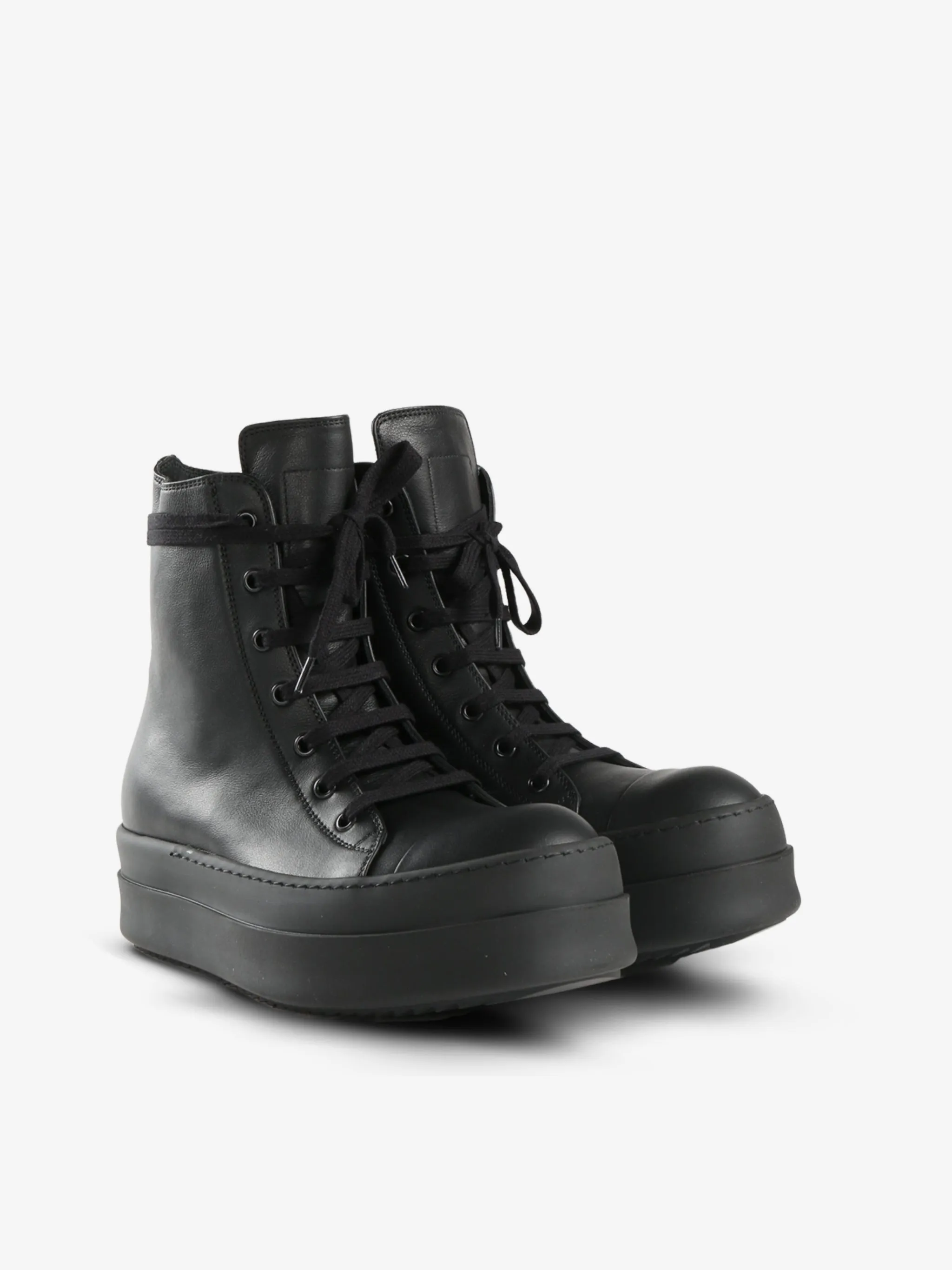 RICK OWENS - Women Scarpe In Pelle Mega Bumper Sneakers Shoes_rick-owens