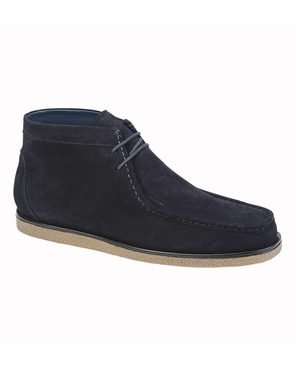 Roamers Mens 2 Eye Apron Para Style Real Suede Boots Roamers Shoes