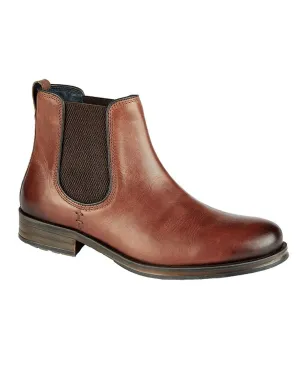 Roamers Mens Conker Twin Gusset Ankle Boots Roamers Shoes