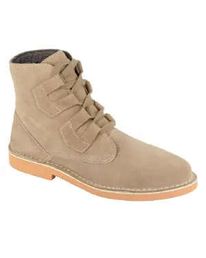Roamers Mens Ghillie Tie Desert Boots Roamers Shoes