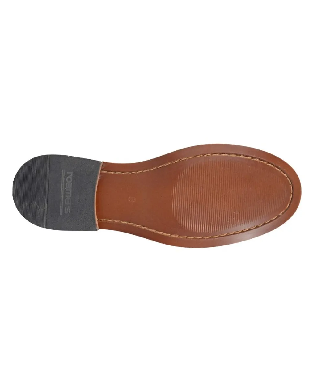 Roamers Mens Hi-Shine Saddle Loafers Roamers Shoes