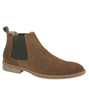 Roamers Mens Suede Gusset Boots Roamers Shoes