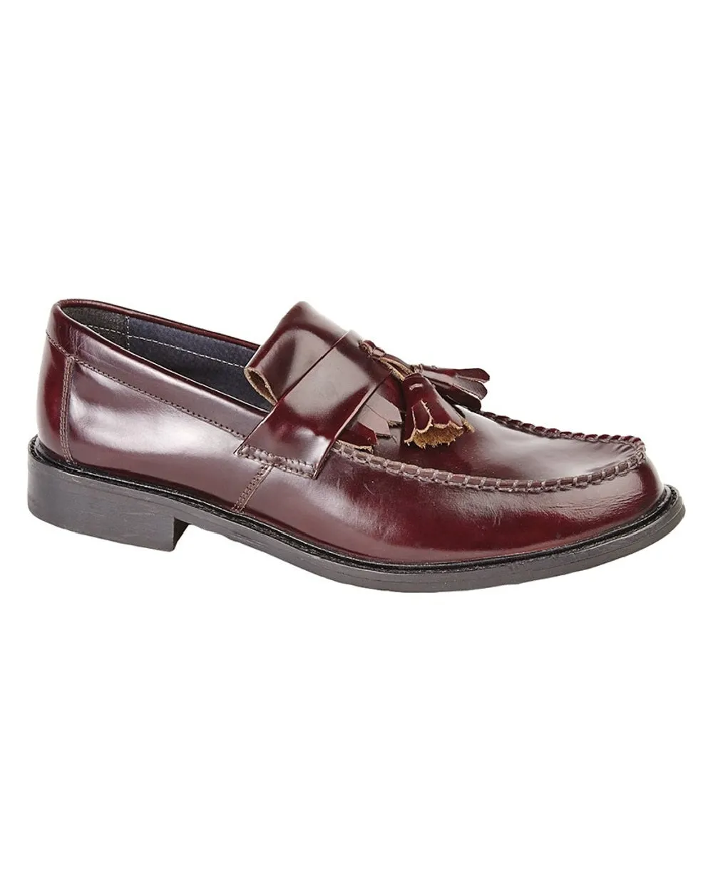 Roamers Mens Toggle Saddle Loafers Roamers Shoes