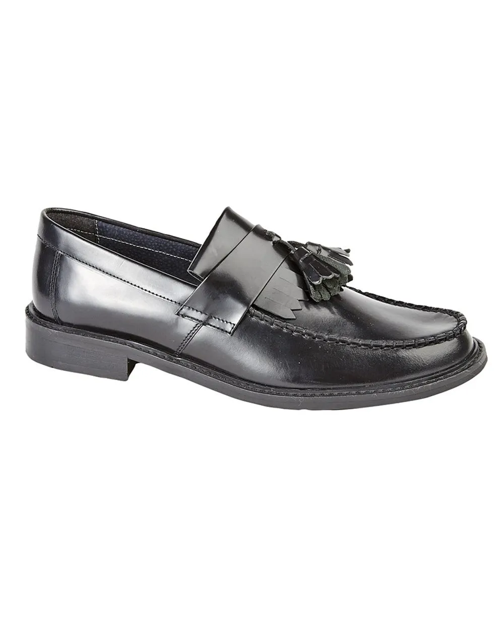 Roamers Mens Toggle Saddle Loafers Roamers Shoes