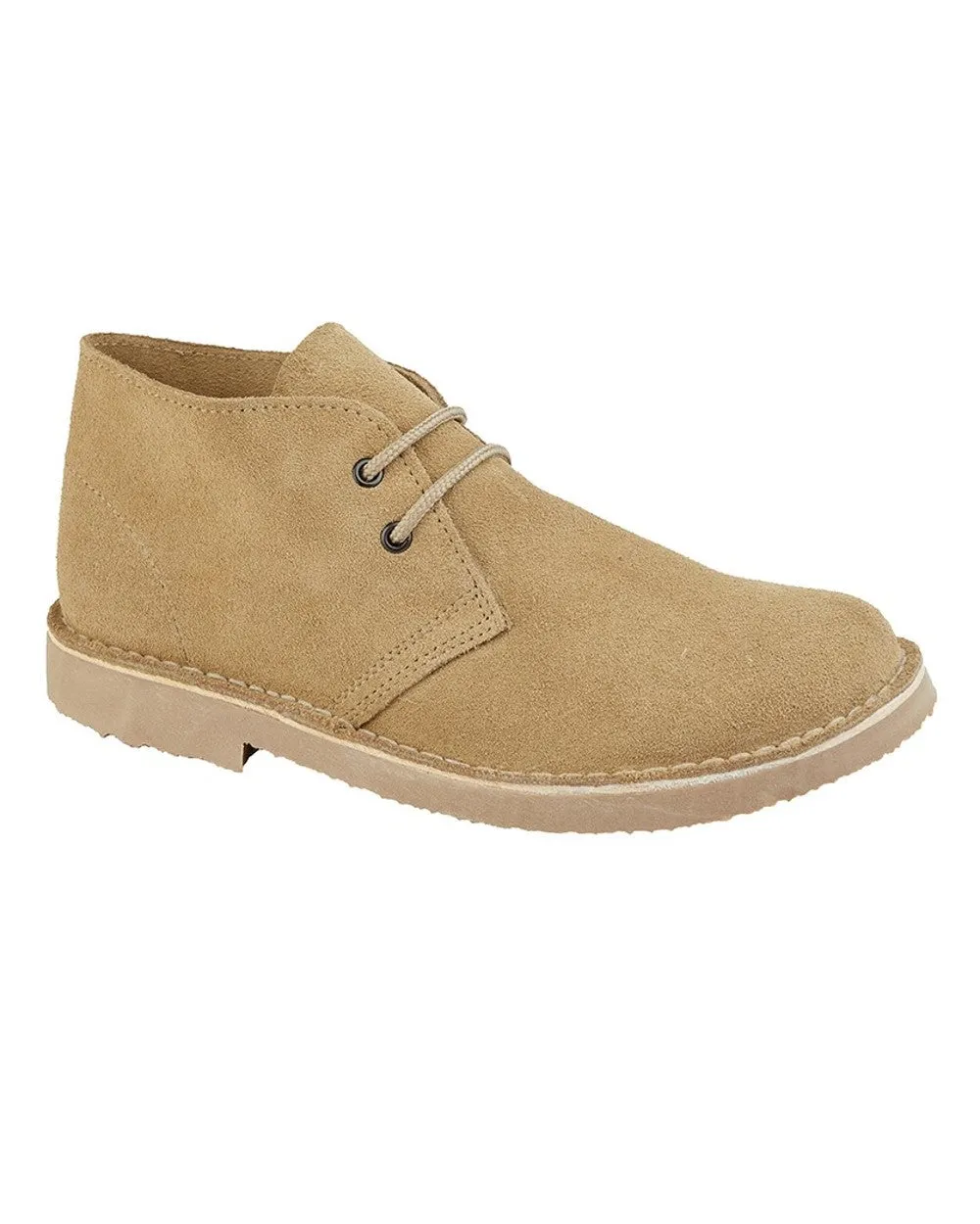 Roamers Round Toe Desert Boots Roamers Shoes