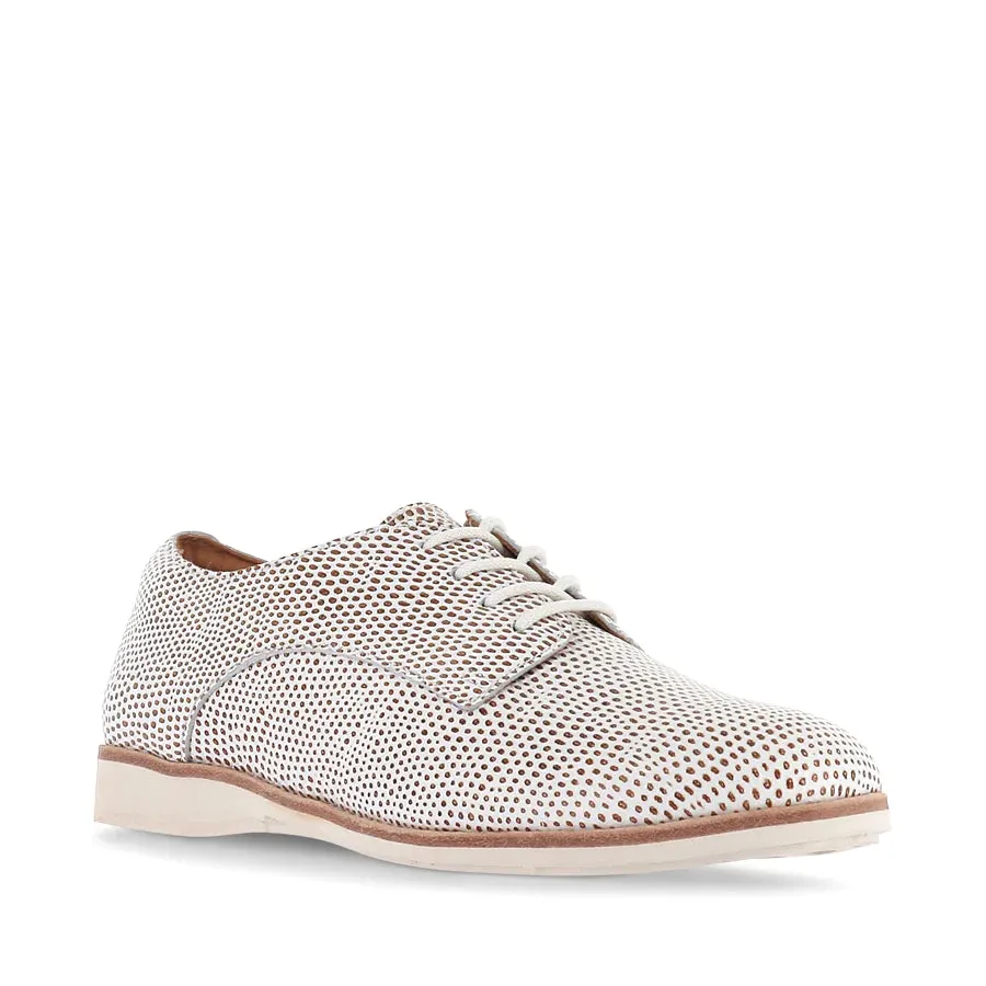 Rollie Derby Tan/White Snake Shoes_Rollie