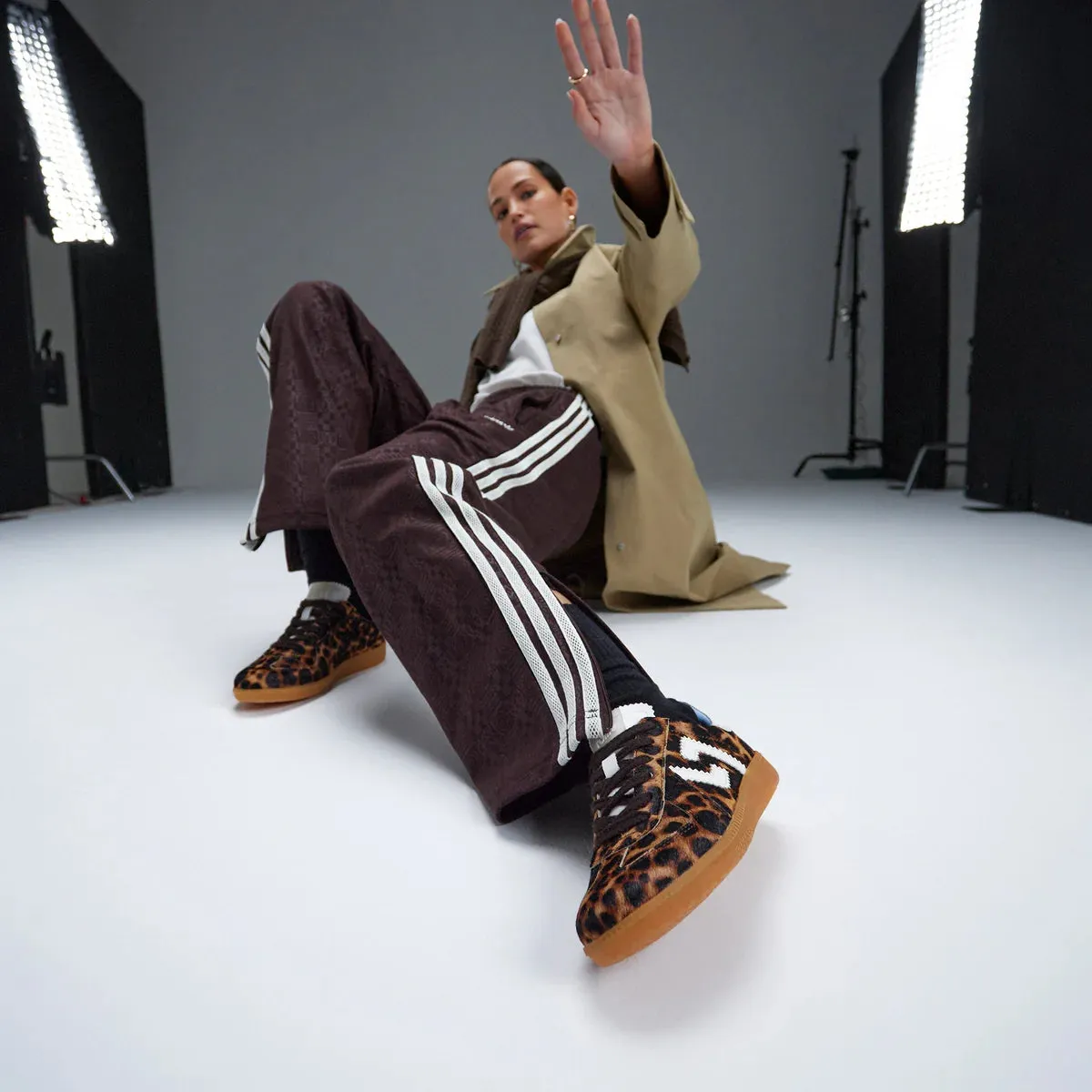 Rollie Pace Dark Camel Leopard Shoes_Rollie