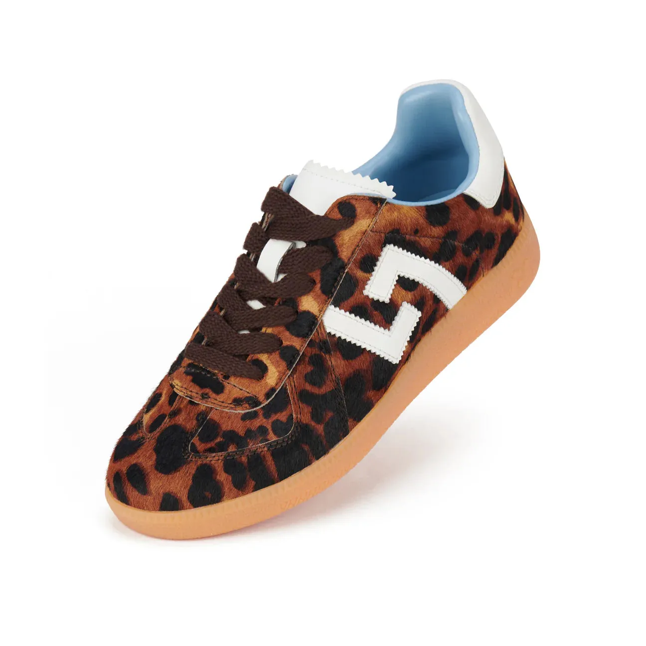 Rollie Pace Dark Camel Leopard Shoes_Rollie