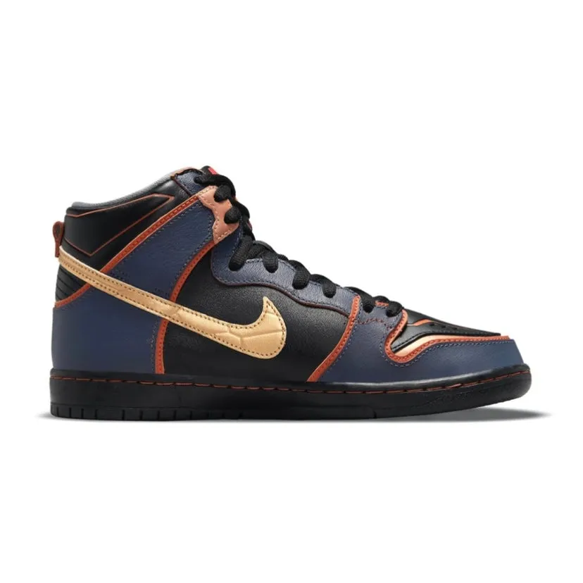 SB Dunk High Gundam 02 Banshee Black Gold 2021 Nike Dunk