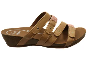 Scholl Orthaheel Jane Womens Comfortable Wedge Slides Sandals Scholl Orthaheel Shoes