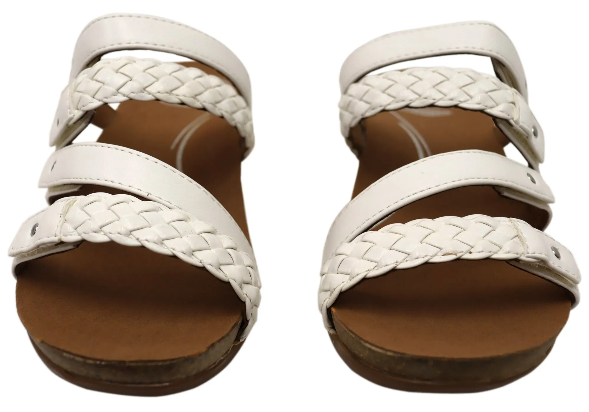 Scholl Orthaheel Jane Womens Comfortable Wedge Slides Sandals Scholl Orthaheel Shoes