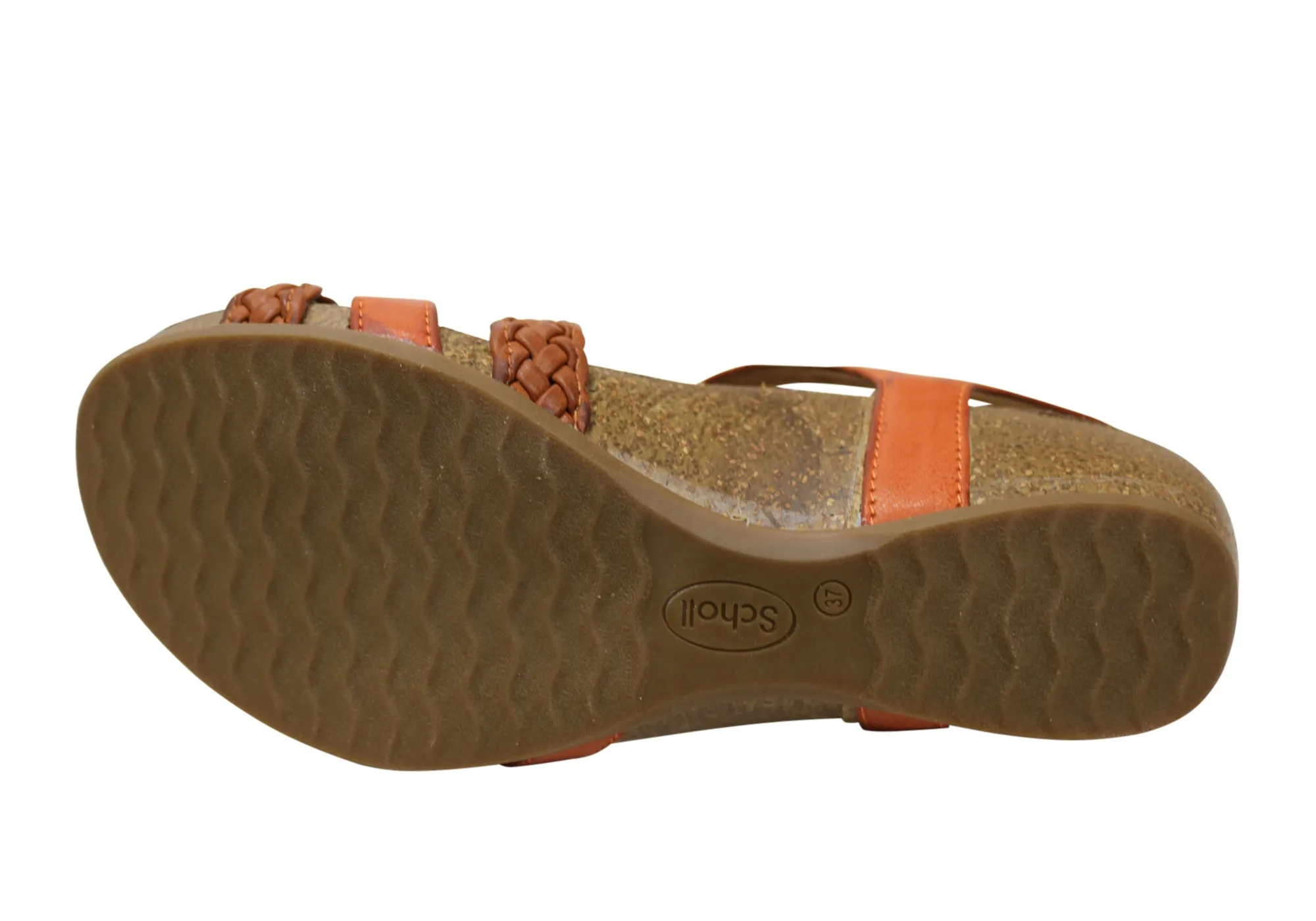 Scholl Orthaheel Josie Womens Comfortable Supportive Wedge Sandals Scholl Orthaheel Shoes