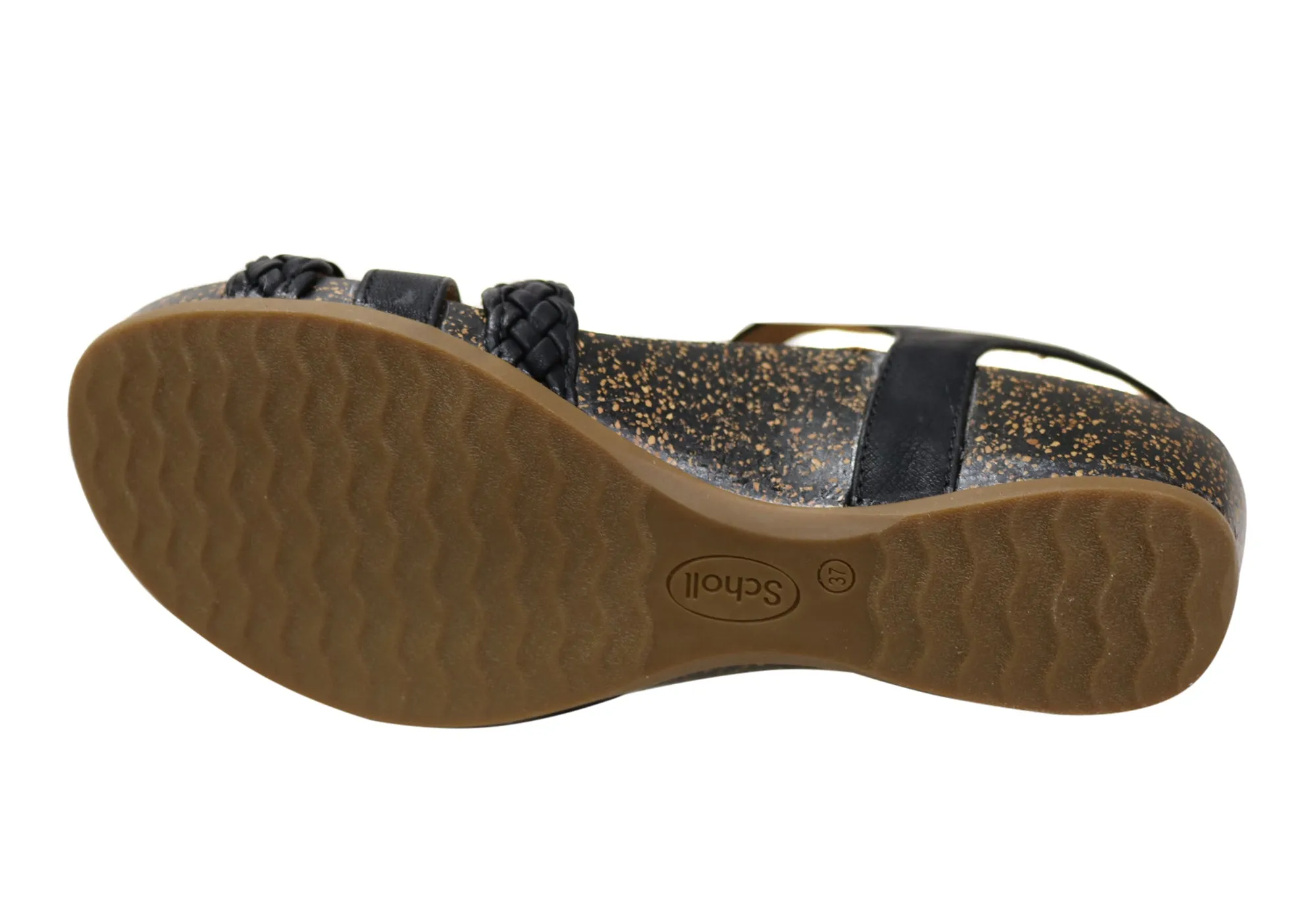 Scholl Orthaheel Josie Womens Comfortable Supportive Wedge Sandals Scholl Orthaheel Shoes