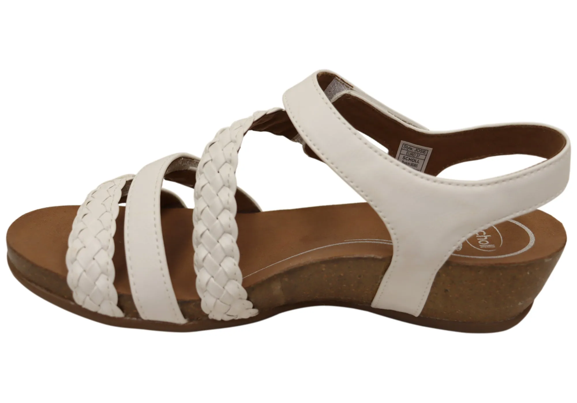 Scholl Orthaheel Josie Womens Comfortable Supportive Wedge Sandals Scholl Orthaheel Shoes