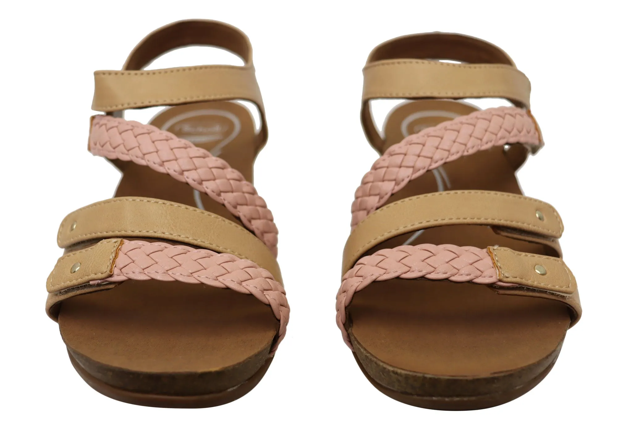 Scholl Orthaheel Josie Womens Comfortable Supportive Wedge Sandals Scholl Orthaheel Shoes