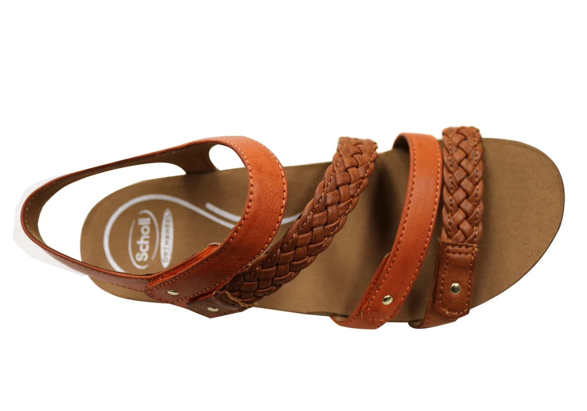Scholl Orthaheel Josie Womens Comfortable Supportive Wedge Sandals Scholl Orthaheel Shoes