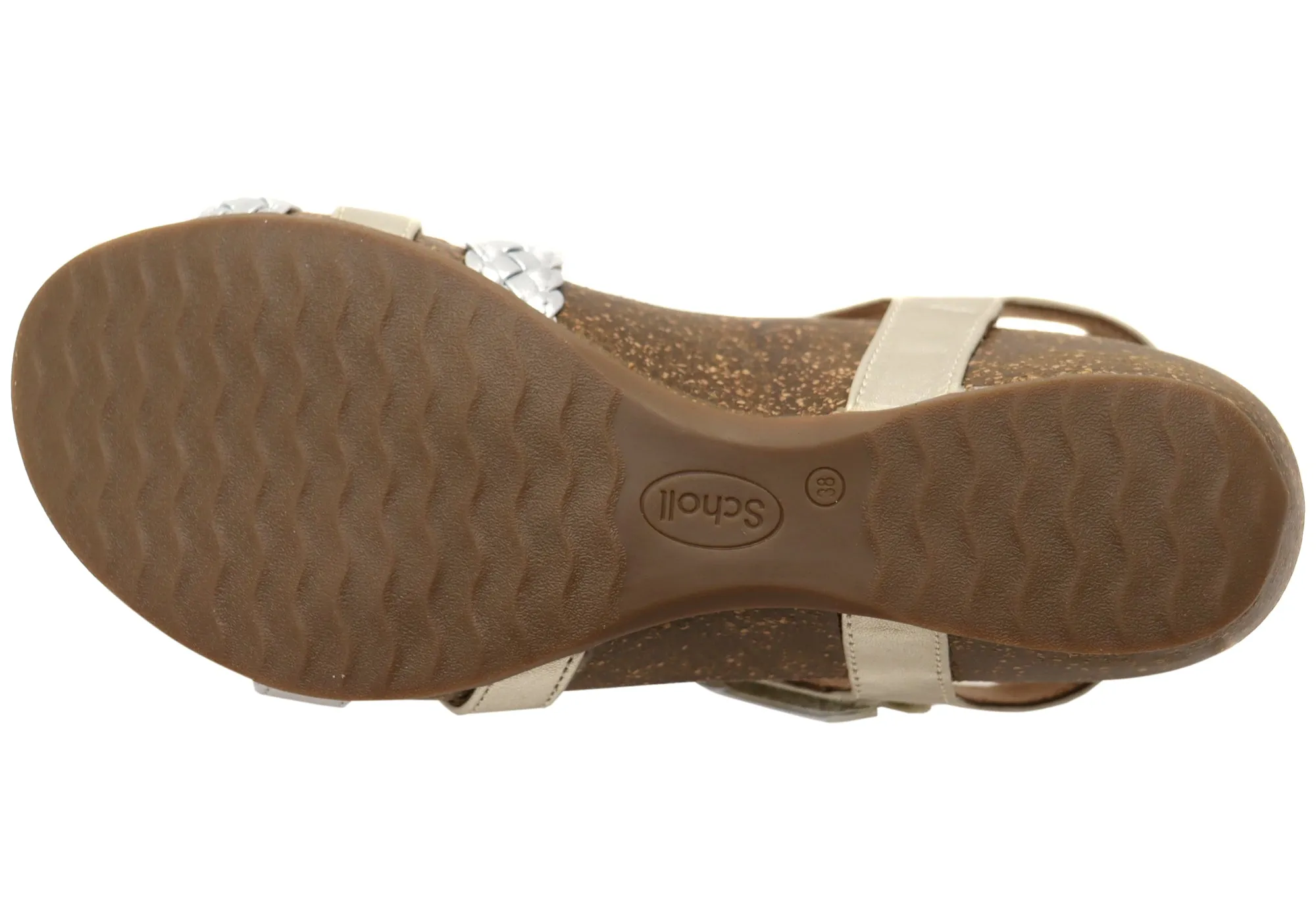 Scholl Orthaheel Josie Womens Comfortable Supportive Wedge Sandals Scholl Orthaheel Shoes