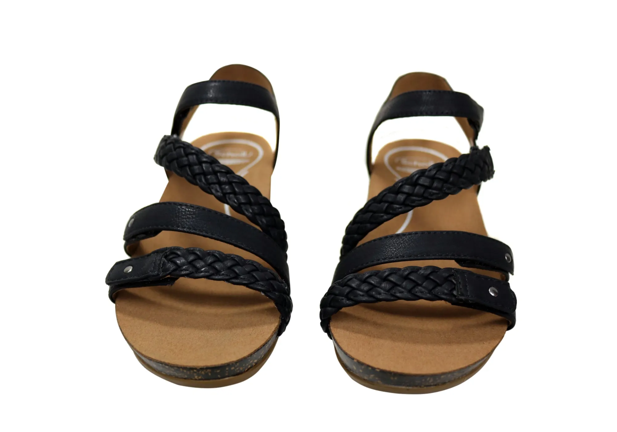 Scholl Orthaheel Josie Womens Comfortable Supportive Wedge Sandals Scholl Orthaheel Shoes
