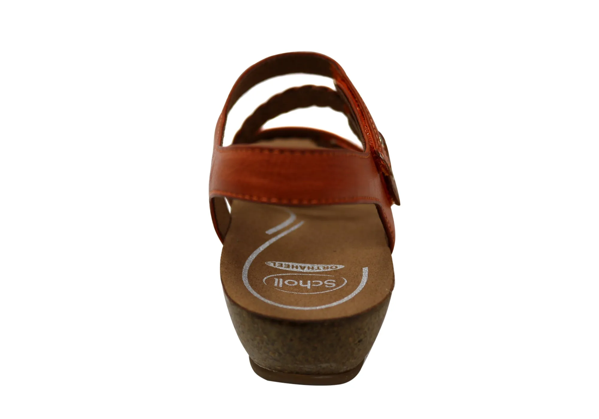 Scholl Orthaheel Josie Womens Comfortable Supportive Wedge Sandals Scholl Orthaheel Shoes