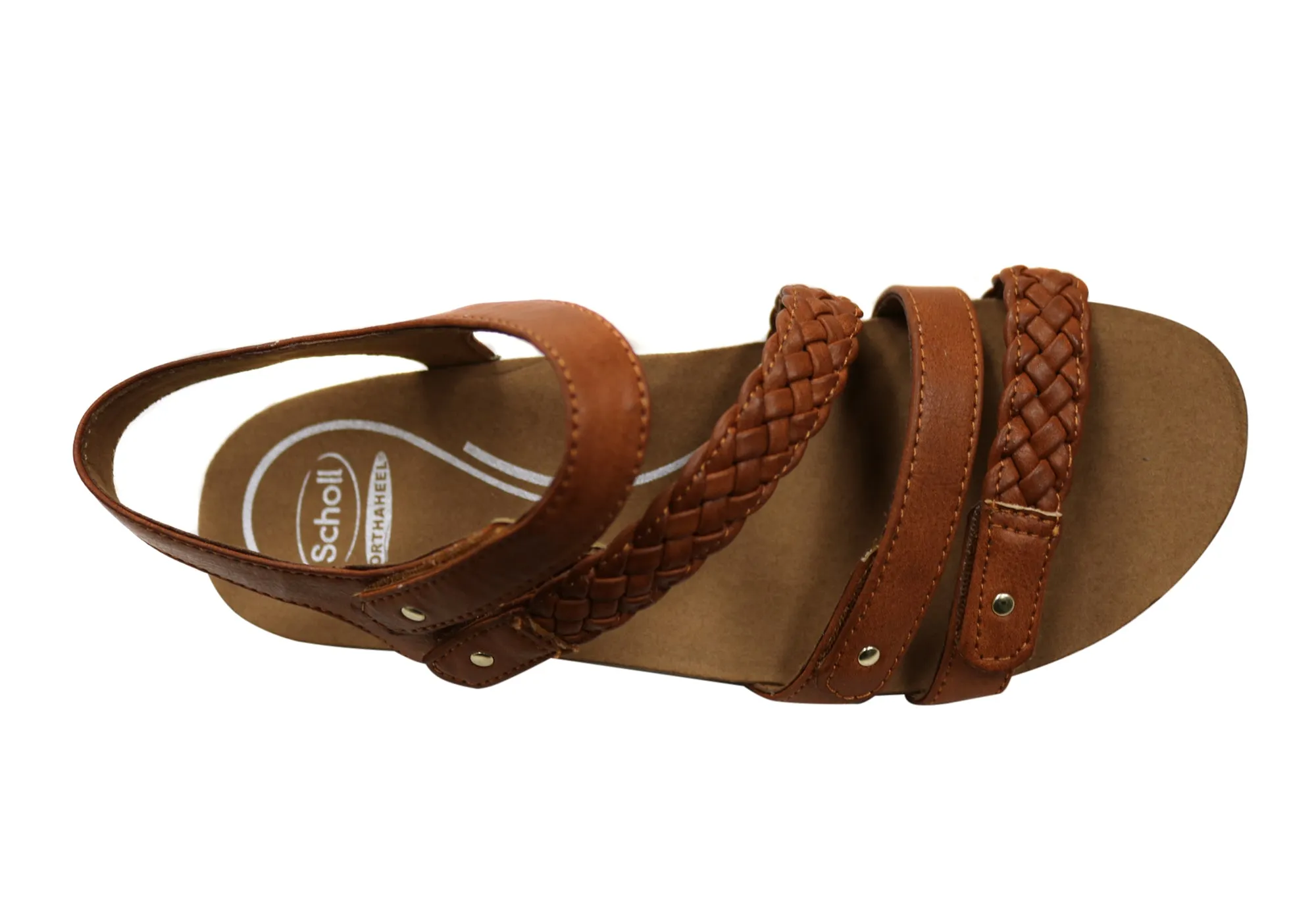 Scholl Orthaheel Josie Womens Comfortable Supportive Wedge Sandals Scholl Orthaheel Shoes