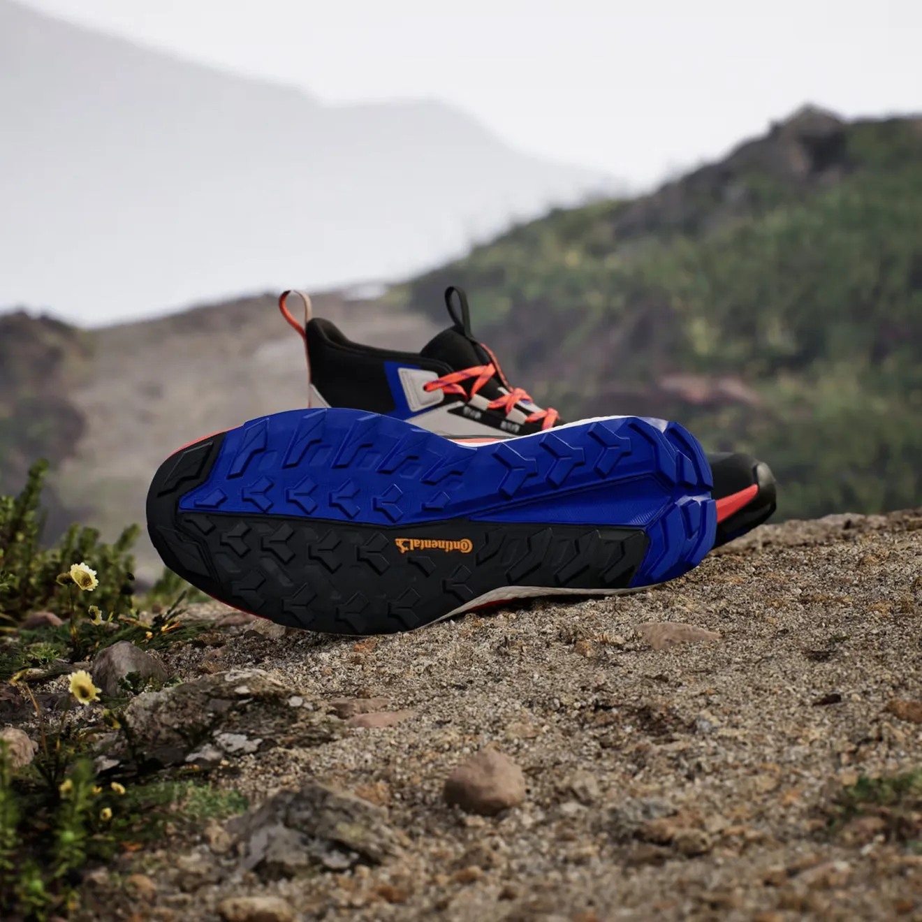 Shoes Adidas Terrex Men Adidas Terrex Free Hiker 2 Wonder Beige / Core Black / Semi Impact Orange