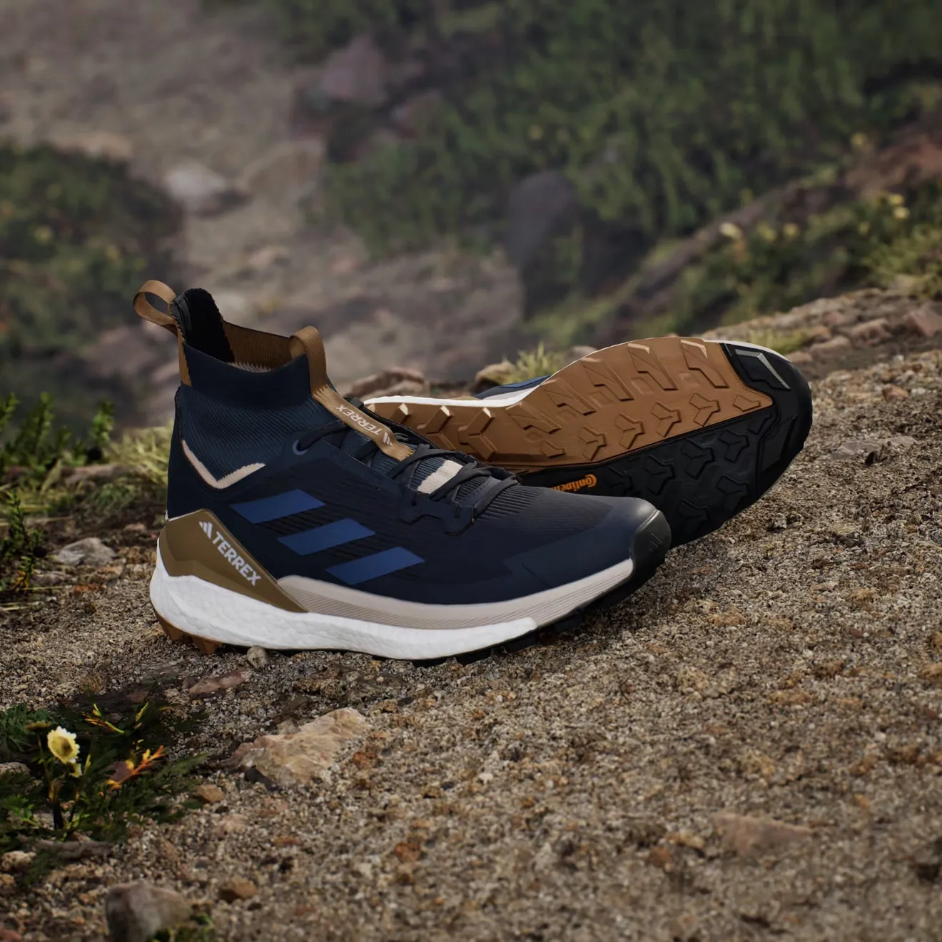 Shoes Adidas Terrex Men Adidas Terrex Free Hiker 2.0 Hiking Shoe Legend Ink / Wonder Steel