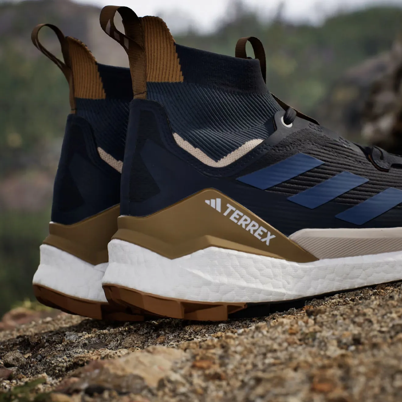 Shoes Adidas Terrex Men Adidas Terrex Free Hiker 2.0 Hiking Shoe Legend Ink / Wonder Steel